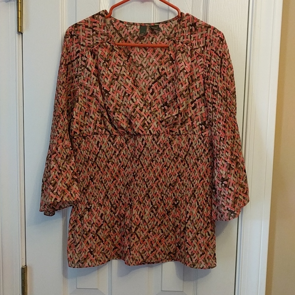 EUC SERE NADE BELL SLEEVED TOP SIZE LARGE